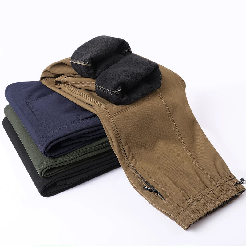 LNGXO hiver épais polaire pantalon hommes femmes imperméable coupe-vent chaud survêtement pantalon unisexe randonnée Camping escalade ski pantalon