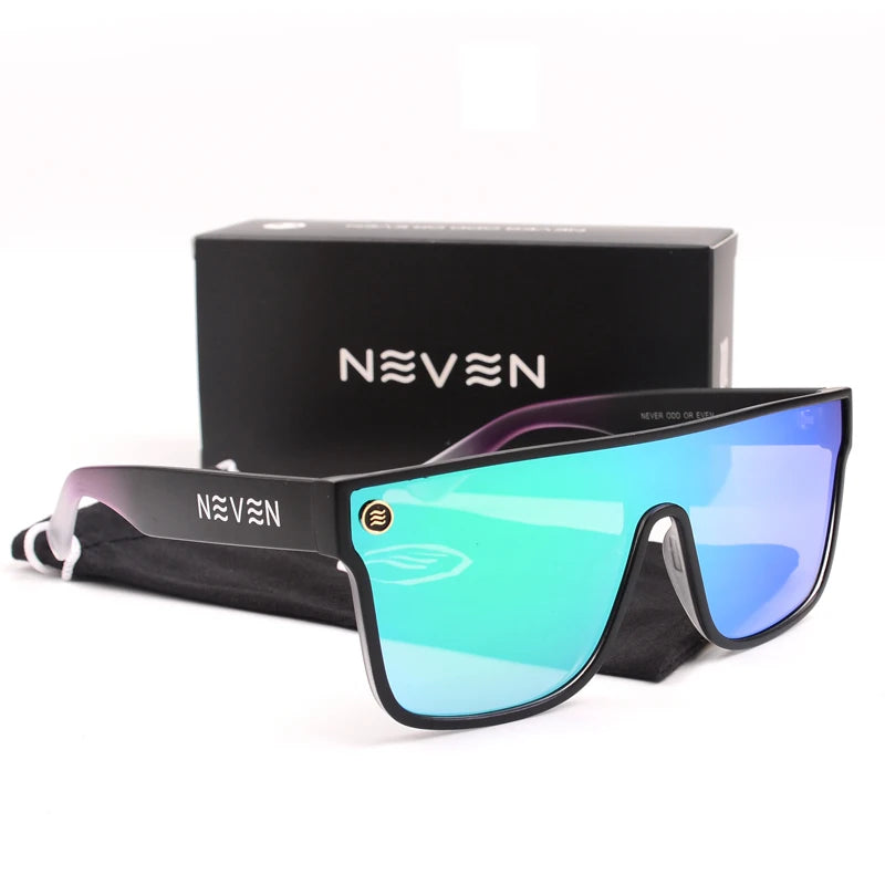 Lunettes de soleil carrées — lentille conjointe, dégradé, cyclisme extérieur, UV400, hommes et femmes