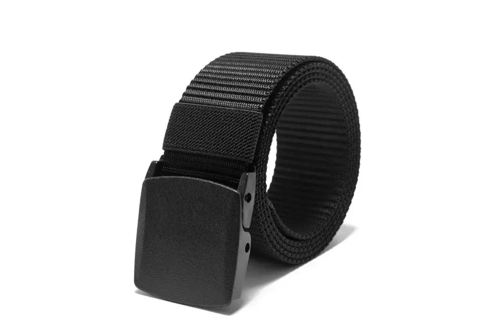 Ceinture en Nylon à boucle automatique pour hommes, 2 pièces, pour la chasse en plein air, tactique multifonctionnelle en toile, de haute qualité