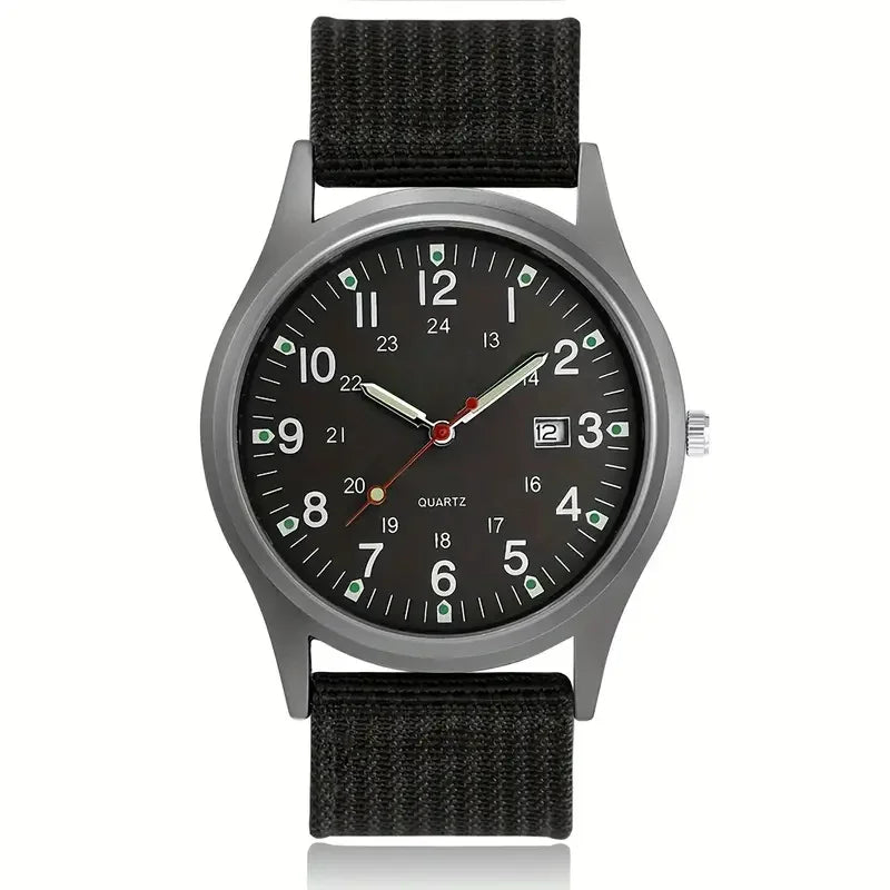 Montre Quartz Étanche Grand Cadran Homme — Mode 2023 Bracelet