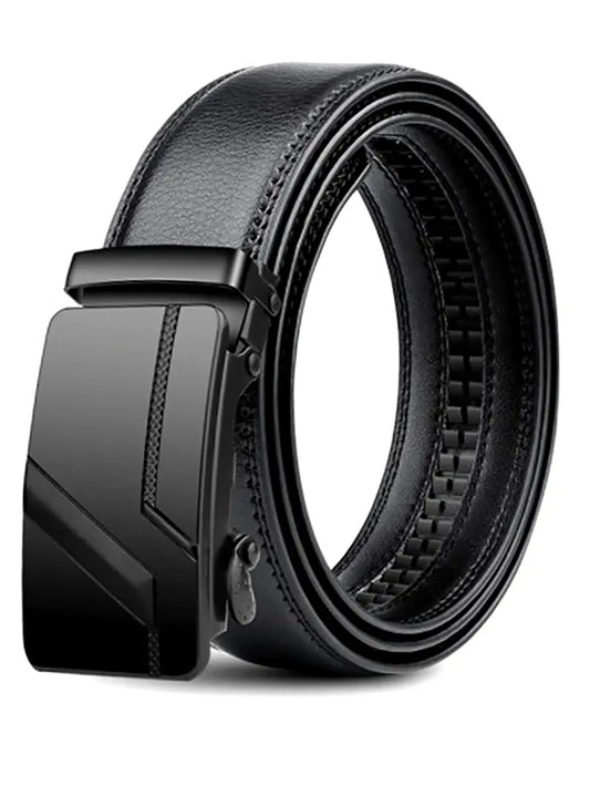 Ceinture automatique pour homme — noire, 110cm / 120cm / 130cm