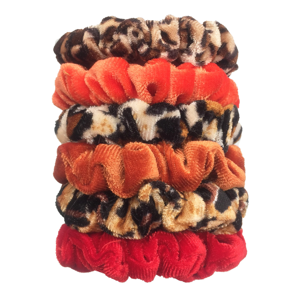 24/50/6 piezas de coleteros para mujer, accesorios de boutique de terciopelo, bonito estampado de leopardo, banda elástica de alta calidad, cinta para el pelo, lazo para cola de caballo