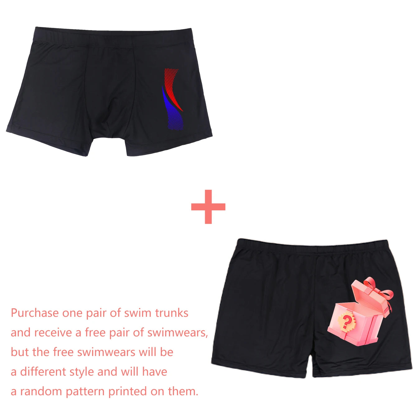 Maillot de bain avec imprimés de mode pour hommes, Boxer de plage à séchage rapide avec cordon de serrage, caleçon de maillot de bain pour garçon