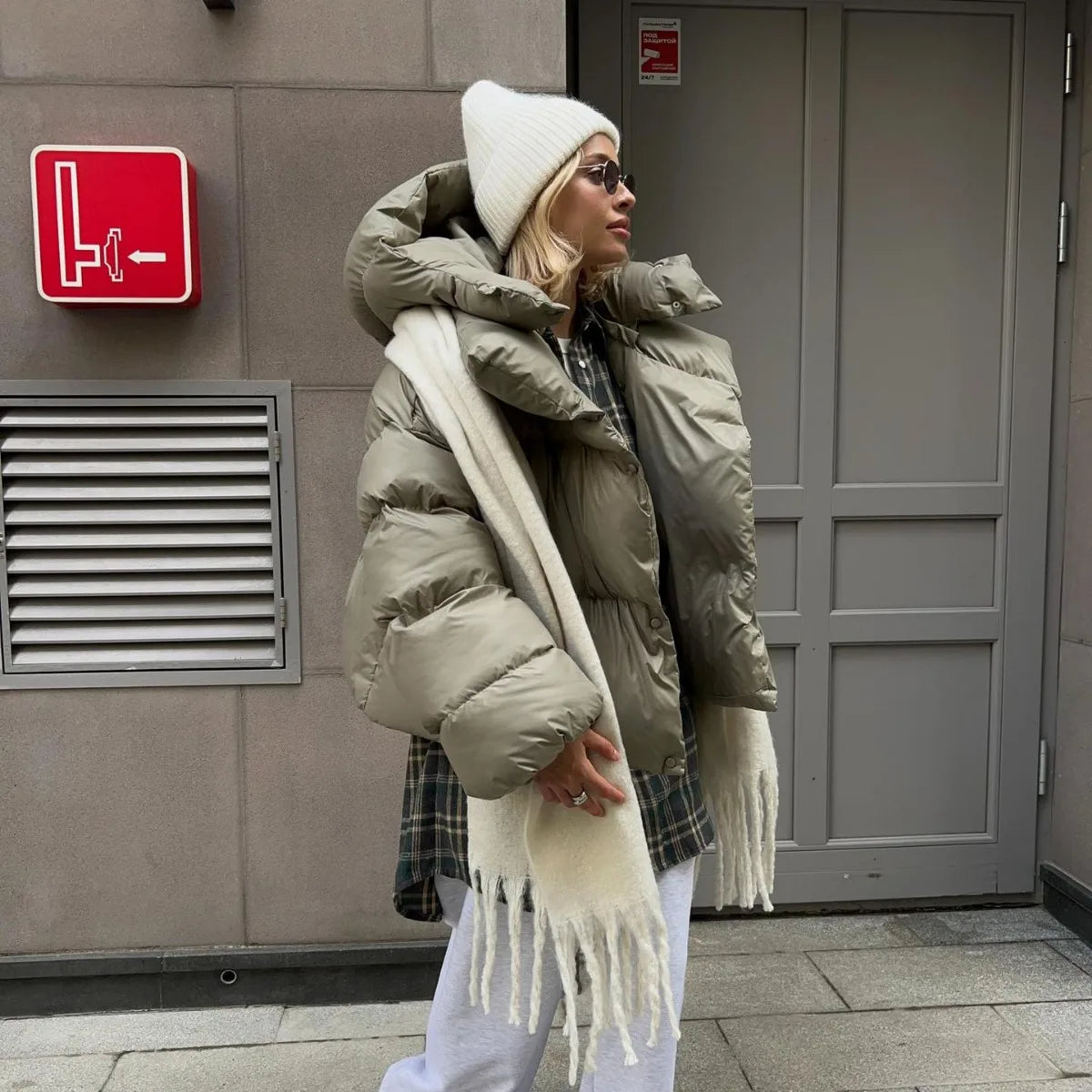 Femmes automne hiver manteau chaud épais Parkas à manches longues Parkas femme rue mode sweats à capuche femme coton rembourré veste 2025