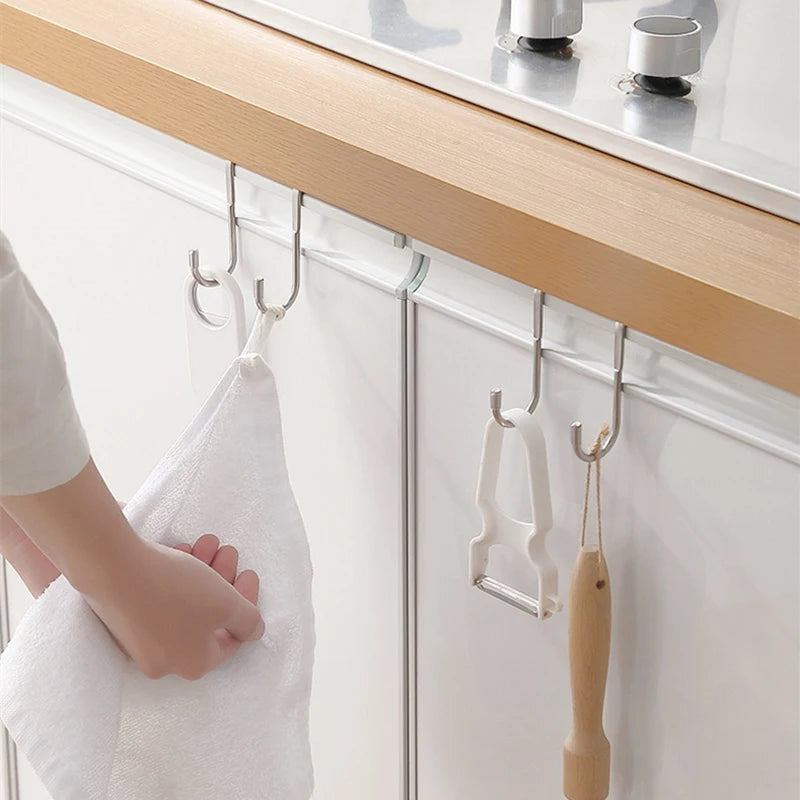 Crochet Suspension Porte en Acier Inoxydable — Double Crochet en S Salle de Bain