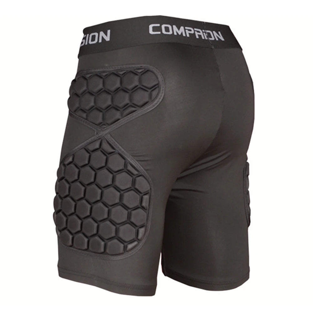 Short Gardien de But Rembourré EVA — Protection Hanche Football & Rugby