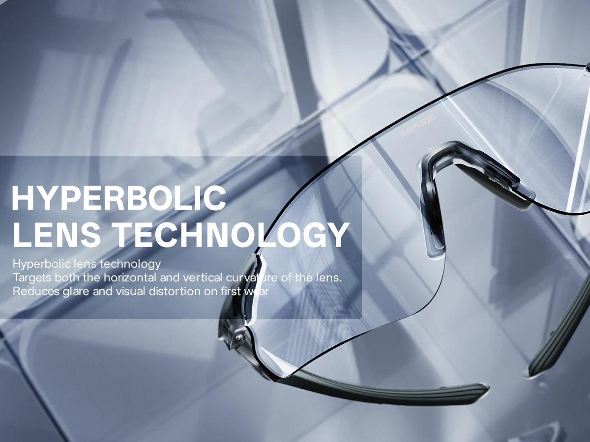 Lunettes de cyclisme et de course photochromiques Kapvoe, pour hommes et femmes, lunettes de soleil pour vélo de route, protection UV400, lunettes de sport pour la conduite