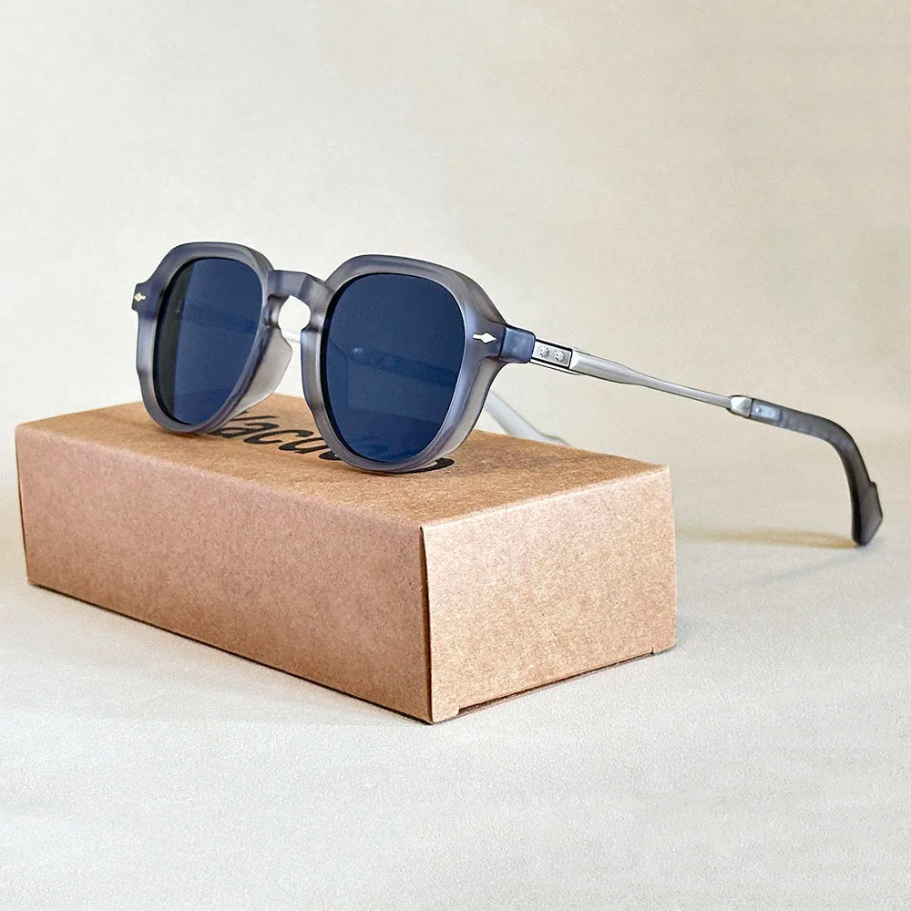Lunettes de soleil ovales pour hommes vintage — femmes, mode, 2025