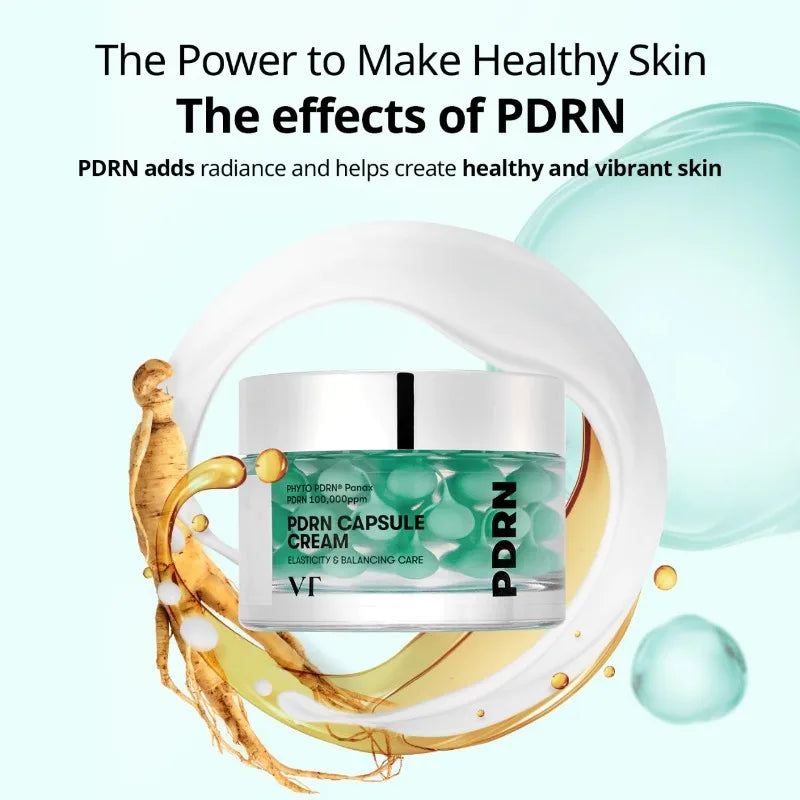 VTT Ginseng PDRN Facial Moisturizer Original Genuine Korean Skin Care Firms Brightens Skin Fades Spots Skin Care Beauty