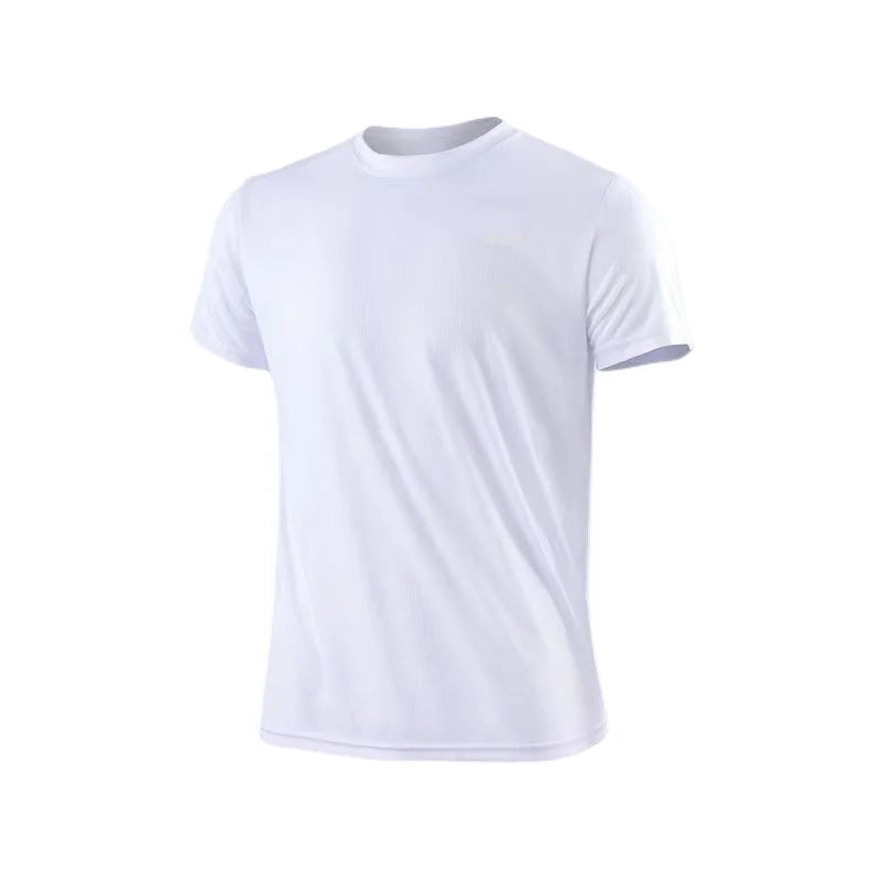 Men's Short Sleeve T-Shirt, Quick Dry, Moisture Wicking, Crew Neck, Workout Training, Sports Shirt, Gym, Running, Lightweight Y