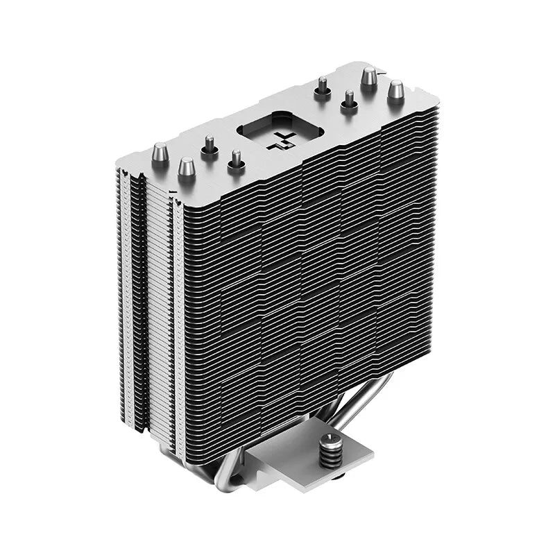 Refroidisseur de processeur DeepCool AG400 Plus 4 caloducs double ventilateur 220W, ventilateur 120mm, refroidisseur d'air pour processeur LGA1700 1851 AM5 AM4, radiateur de refroidissement par air