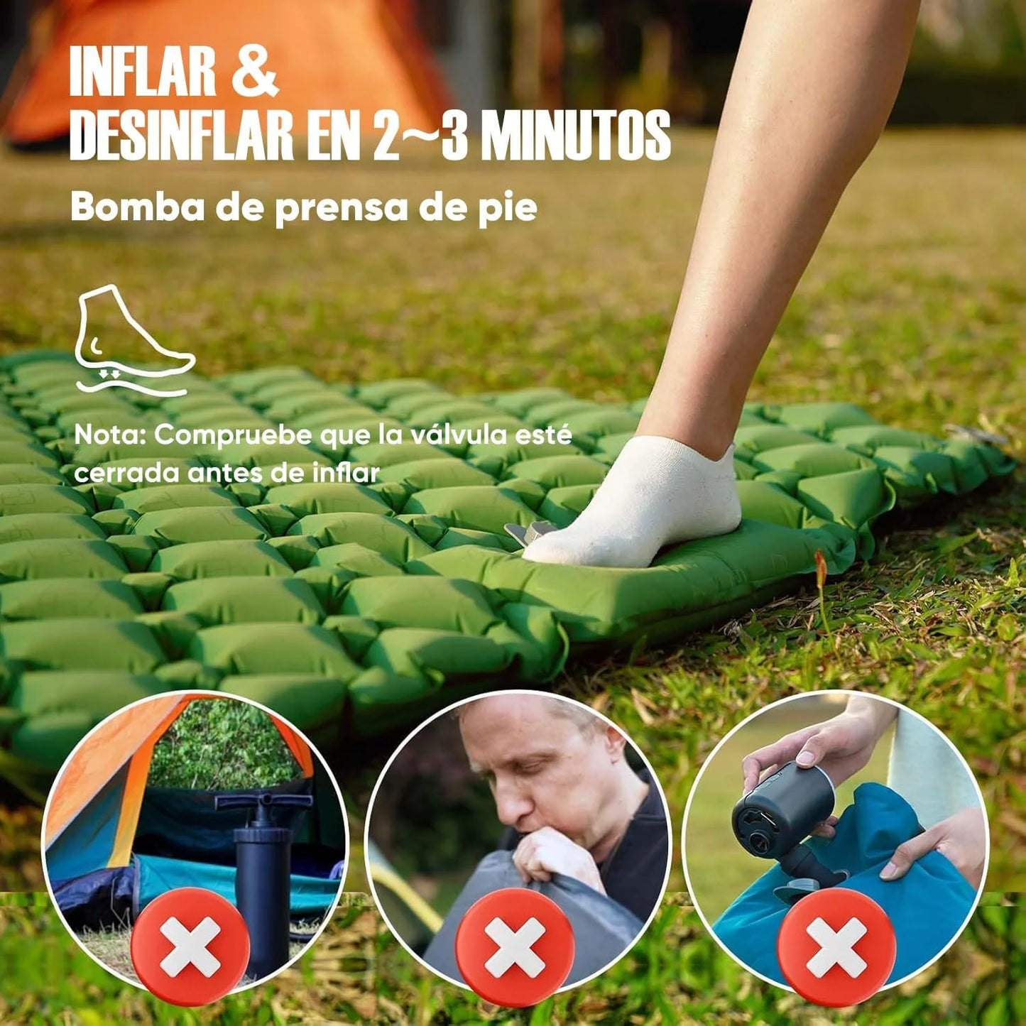 Matelas gonflable Double de Camping en plein air, coussin de couchage Extra large, lit pliant ultraléger, tapis de couchage pour voiture, tapis de voyage
