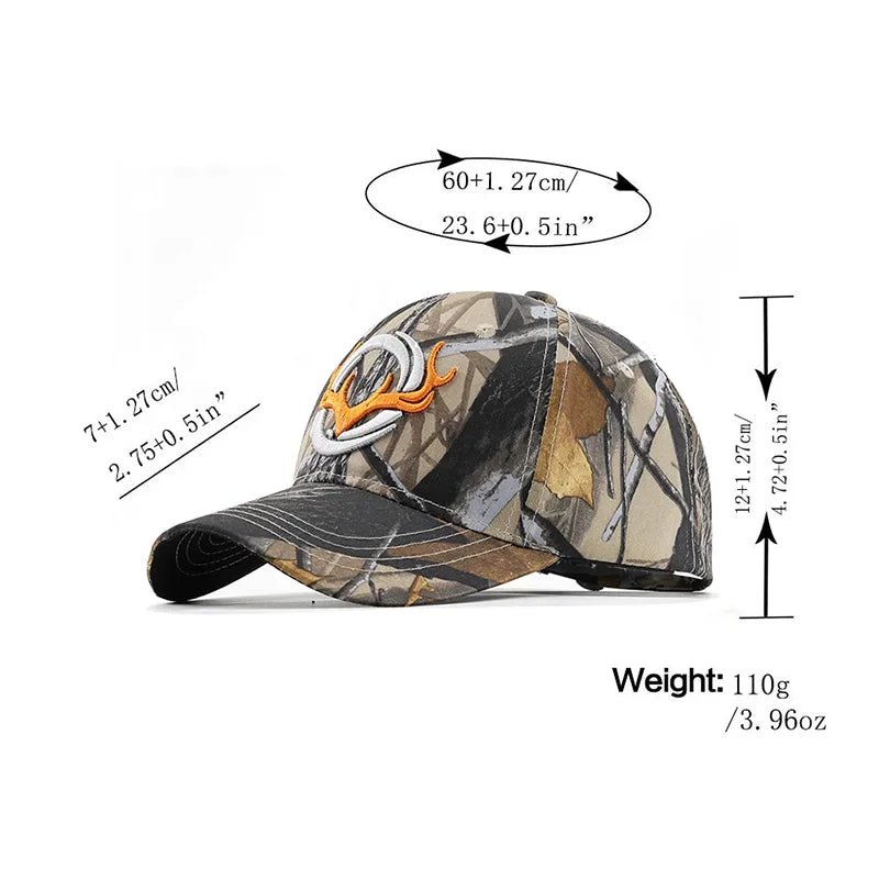 Nouvelle Casquette de Baseball Camouflage casquettes de pêche hommes chasse en plein air Camouflage Jungle chapeau Airsoft tactique randonnée Casquette chapeaux