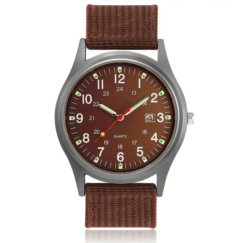 Montre Quartz Étanche Grand Cadran Homme — Mode 2023 Bracelet