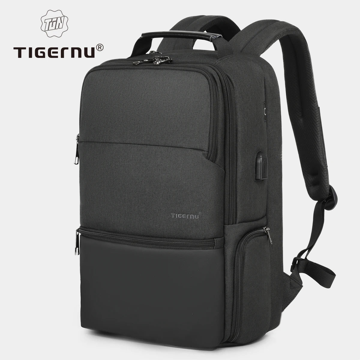 Sac à Dos Extensible 15,6-19" RFID Anti-Vol — Voyage Cartable Cabine Homme