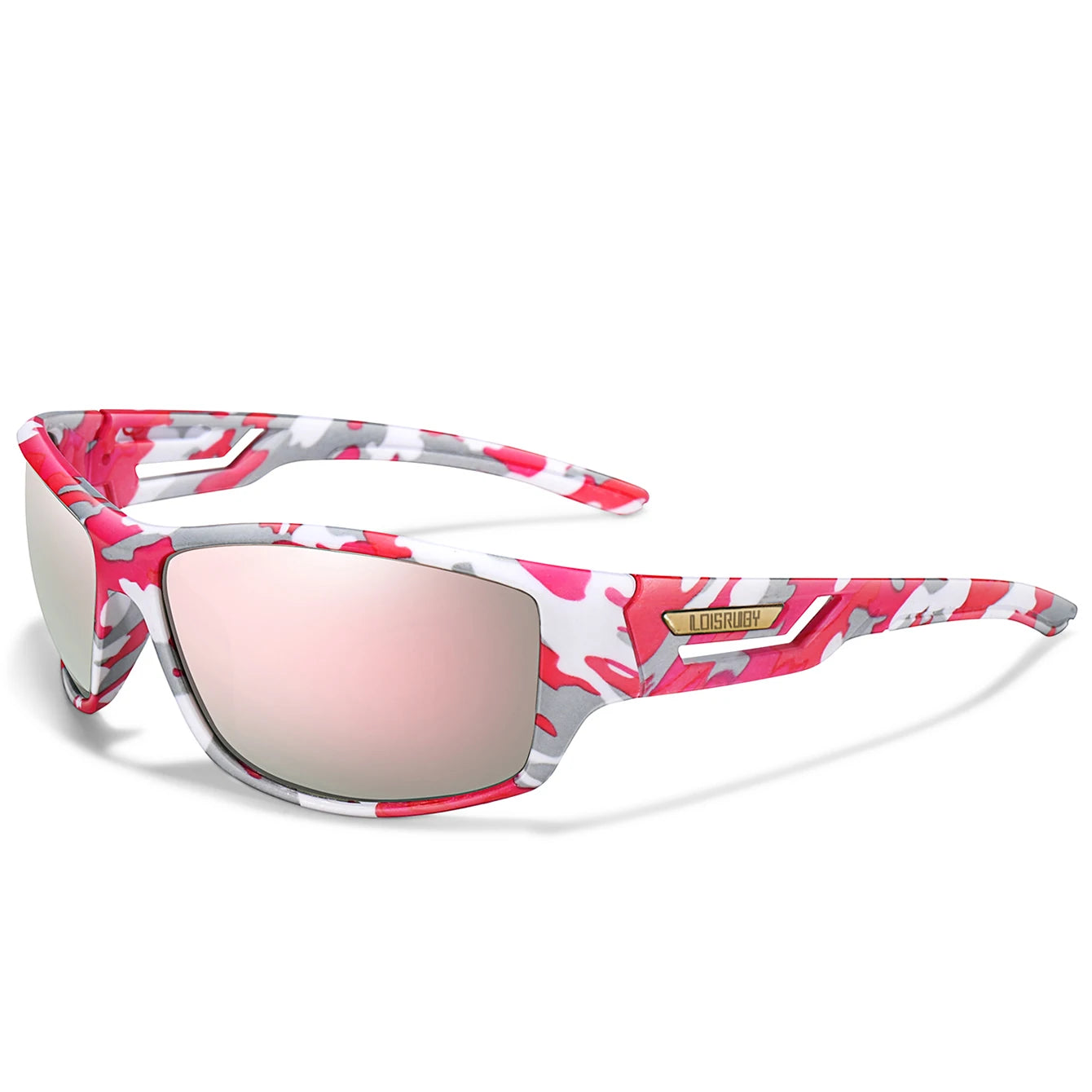 Lunettes de pêche polarisées camouflage — conduite, sports de plein air, cyclisme, course, UV400