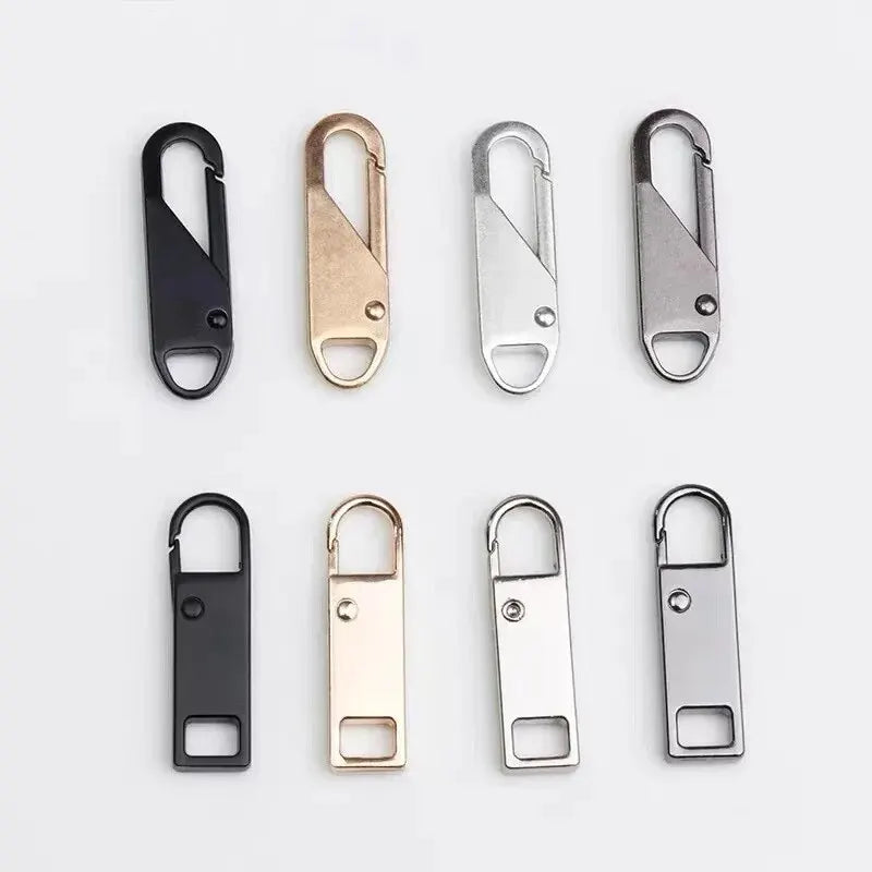 4/8 Pcs Detachable Zipper Pull, Multicolor Replacement Zipper Accessories for Jeans and Backpack, Sewing Tools