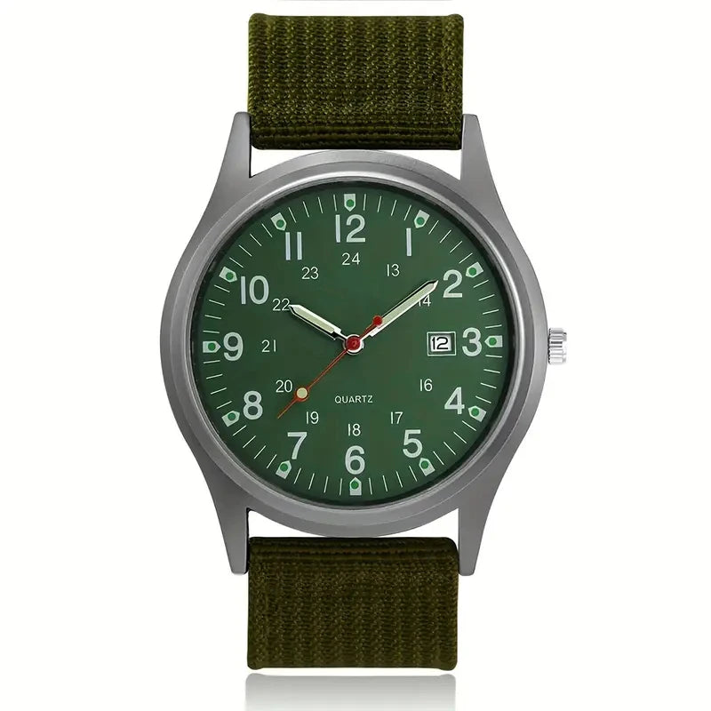Montre Quartz Étanche Grand Cadran Homme — Mode 2023 Bracelet