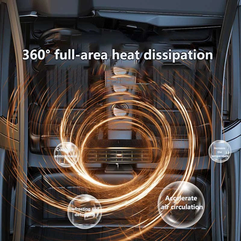200W voiture électrique chauffage refroidisseur d'air ventilateur 12V Portable désembuage dégivreur ventilateur de chauffage sèche-brise désembuage accessoire 2026