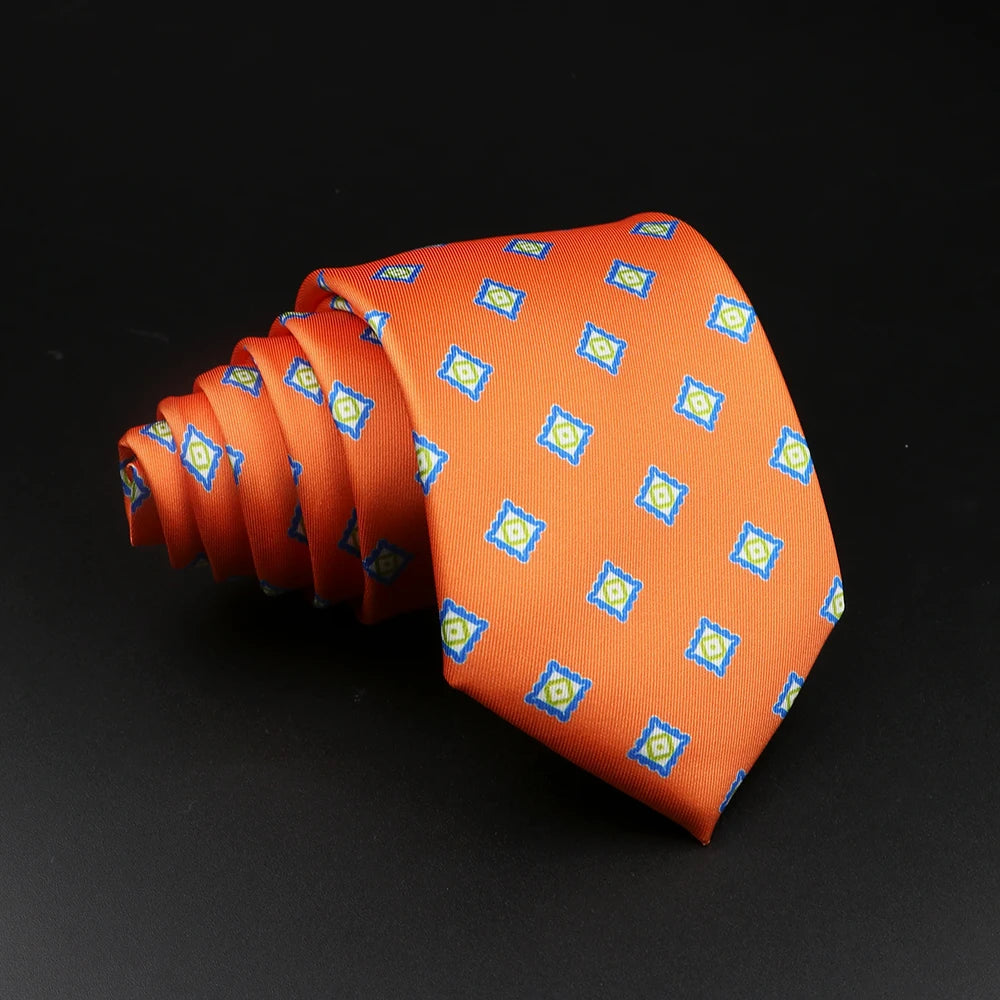 51 Estilos hombres corbatas de seda Jacquard a rayas a cuadros corbata floral accesorios uso diario camisa traje corbata regalo de fiesta de boda