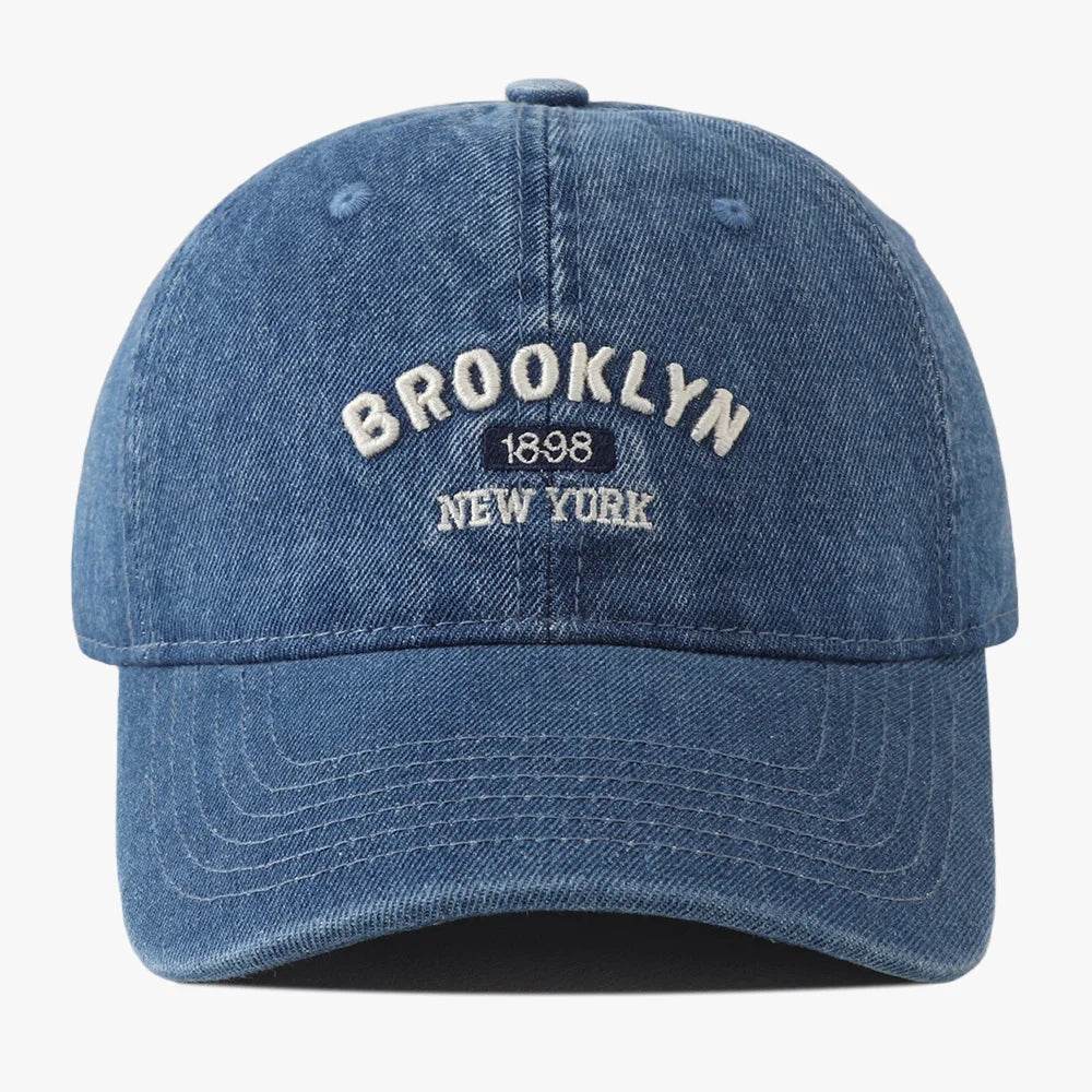 2025 nouveau Vintage Denim visières chapeau mode jean Casquette de Baseball unisexe lettre broderie Hip Hop casquettes de relance Cool Casquette