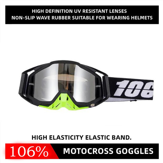 Lunettes Motocross Coupe-Vent Incassables — VTT RL Sports Tout-Terrain
