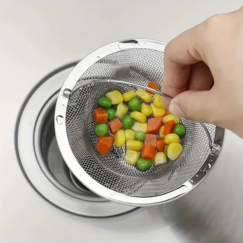 Kitchen sink strainer with handle, RV kitchen sink, sink waste strainer, stainless steel sink dishwasher hopper, restaurant sink 1 piece