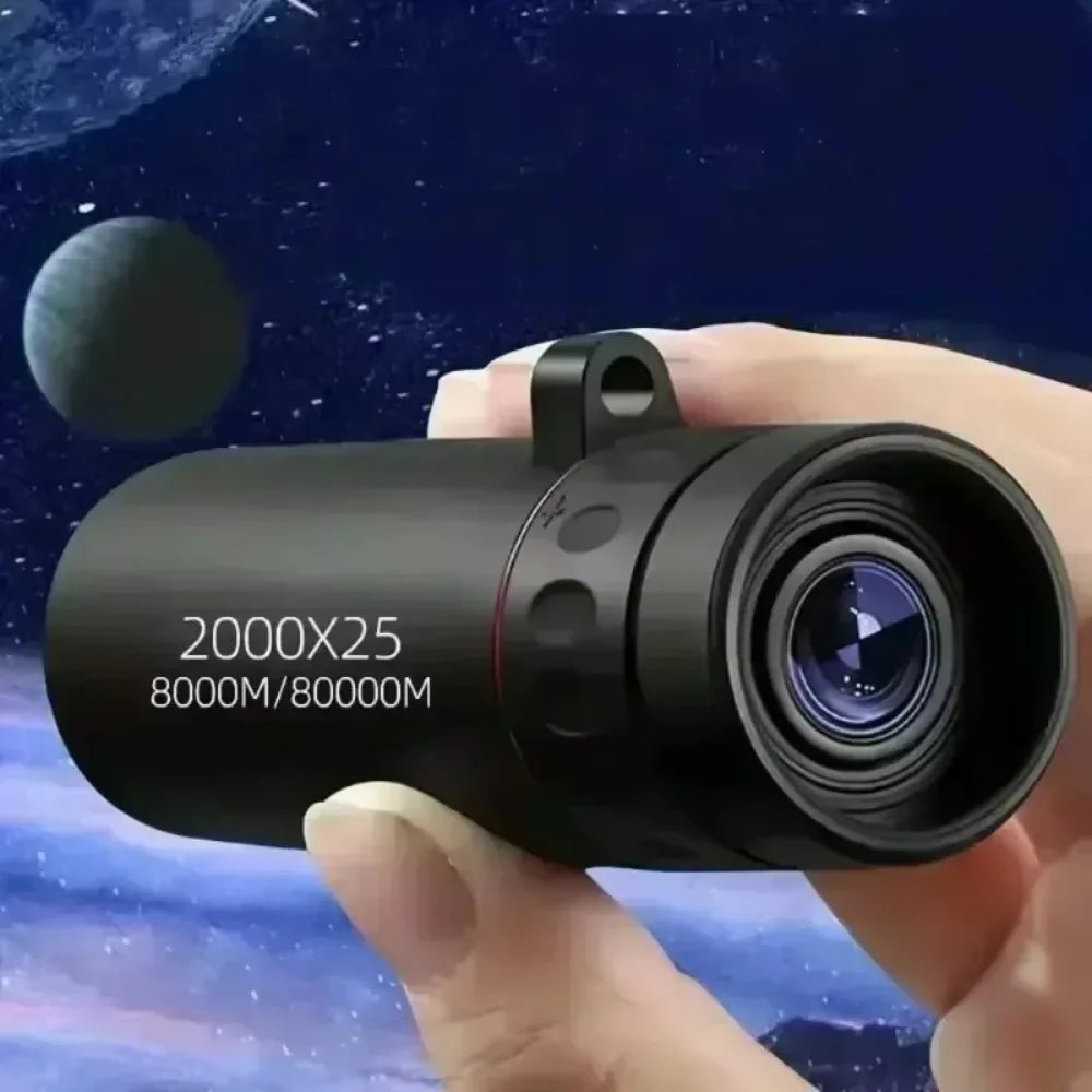 Nouveau télescope monoculaire HD Mini télescope de téléphone Portable Portable avec support Camping chasse télescope d'observation des oiseaux