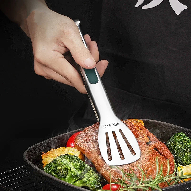 Pince coordonnante en acier inoxydable, pince à salade de viande, pince à gril, outils de cuisine, accessoires de cuisine, 1 pièce