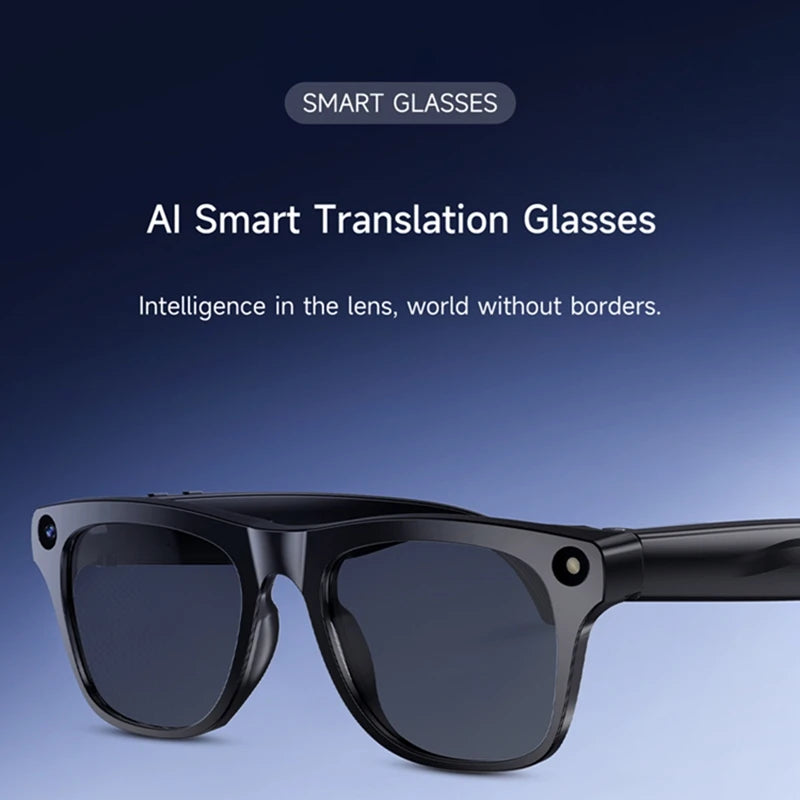 Gafas de sol inteligentes Lenovo AI ChatGpt Bluetooth Táctiles Deportivas con cámara de 800mp Llamada Bluetooth Reproductor de música para iPhone NUEVO