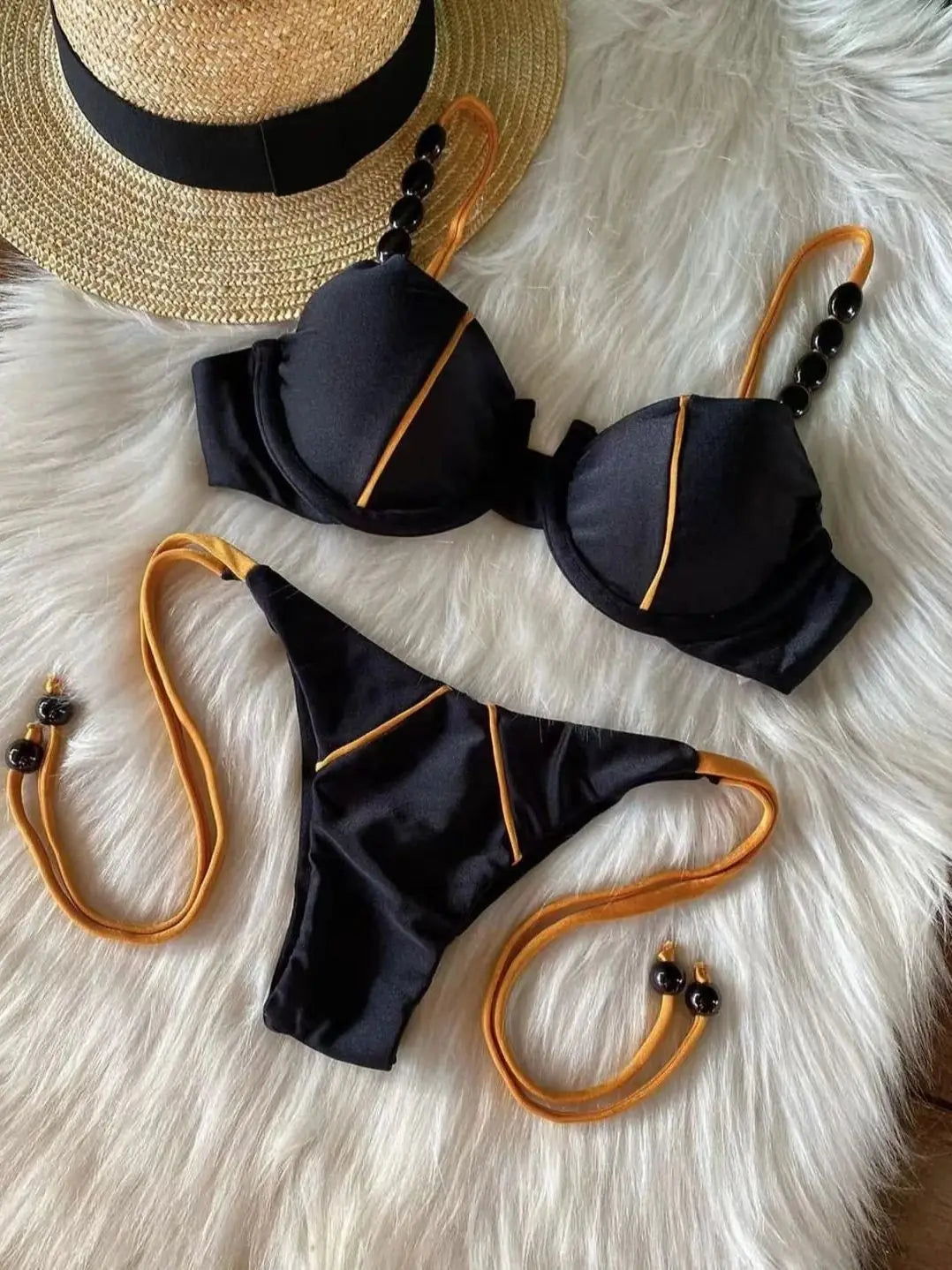 RUOTONGSEPT nouveau Sexy Push up Bikini ensemble maillot de bain femmes taille basse maillots de bain pour femme deux pièces maillots de bain 2023 maillot de bain