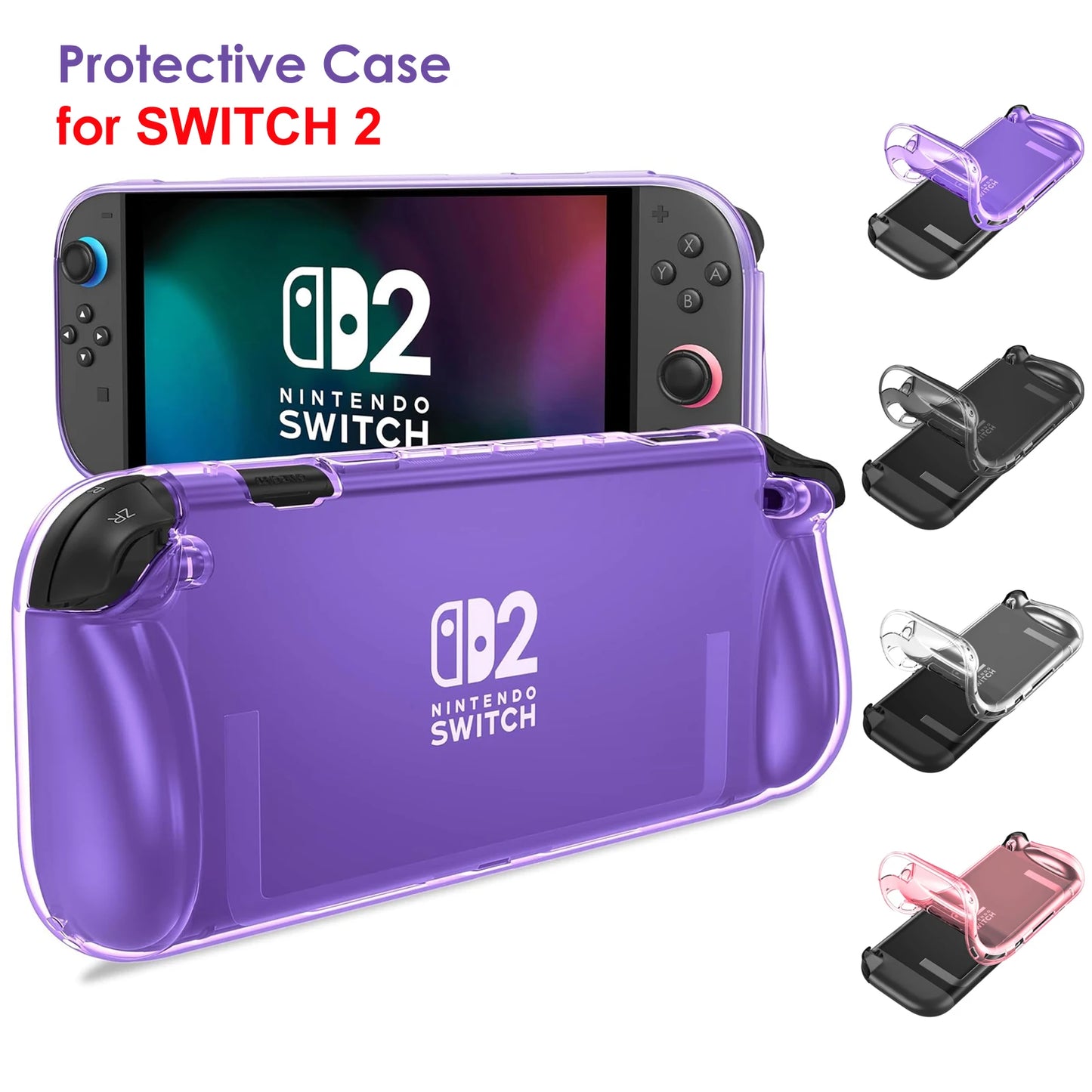 Étui de protection pour console portable 2025 — housse TPU, anti-rayures, absorption des chocs, poignée ergonomique