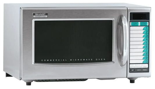 Sharp Medium-Duty Commercial Microwave Oven, 1.2 cu ft, ideal for professional use