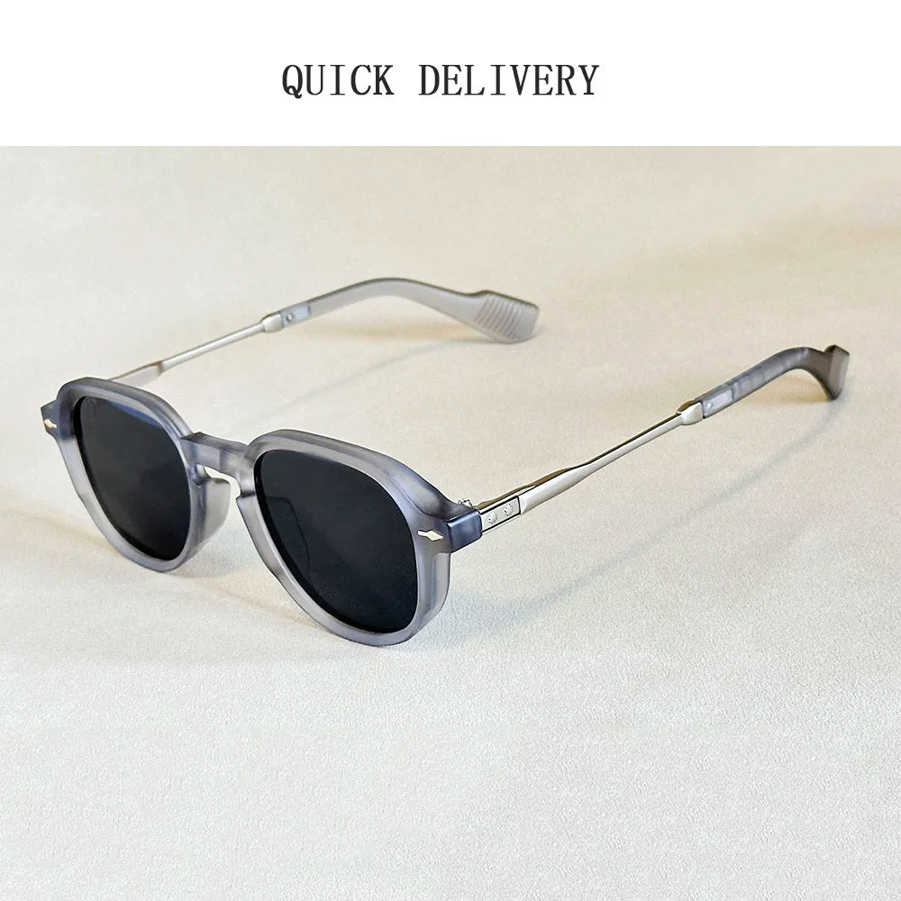 Lunettes de soleil ovales pour hommes vintage — femmes, mode, 2025