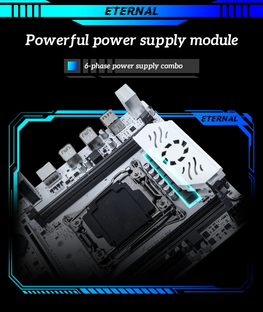 SOYO X99 jeu de carte mère C612 Chipset TPM2.0 broche avec E5 2680 V4 CPU et DDR4 16G (2*8G) 2133MHz RAM PCIE3.0 pour ordinateur de bureau