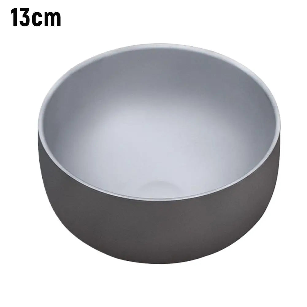 Bol Portable en titane à Double paroi, ultraléger, vaisselle de Purification écologique pour Camping en plein air barbecue pique-nique arrière
