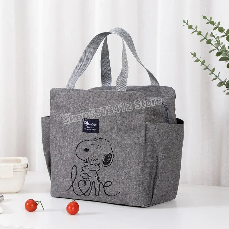 Sac isotherme portable pour déjeuner et boissons — mignon, thermique, pique-nique, cadeau enfants