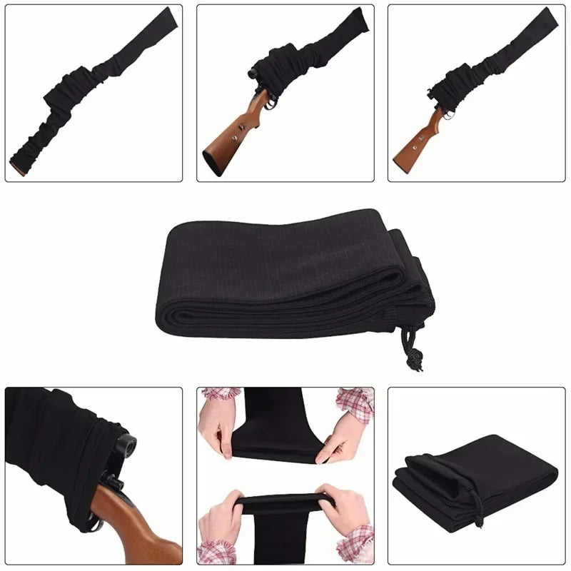 Chaussette en polyester traitée au silicone pour fusil de chasse, housse de protection, sac de pêche, étui, manchon de tir, le plus récent