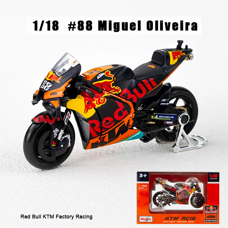 Maisto 1:18 2024 Equipo Ducati Lenovo # 1 Bagnaia Piloto Campeón Moto GP Carrera Aleación Fundida Modelo de Motocicleta Colección Regalo Juguete