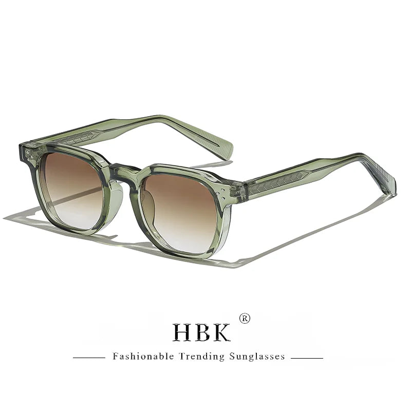 Lunettes de soleil carrées rétro pour hommes — mode punk, femmes, voyage, UV400, lot 1/2/3 pièces