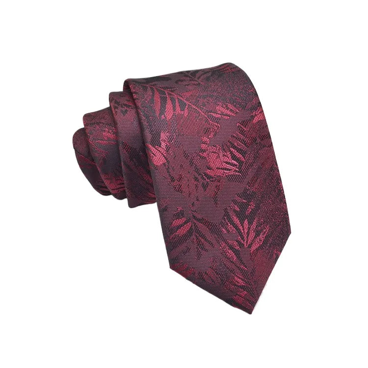 35 Styles hommes cravates en soie Jacquard point Floral 8 cm cravate accessoires usage quotidien chemise costume cravate cadeaux de fête de mariage cravate