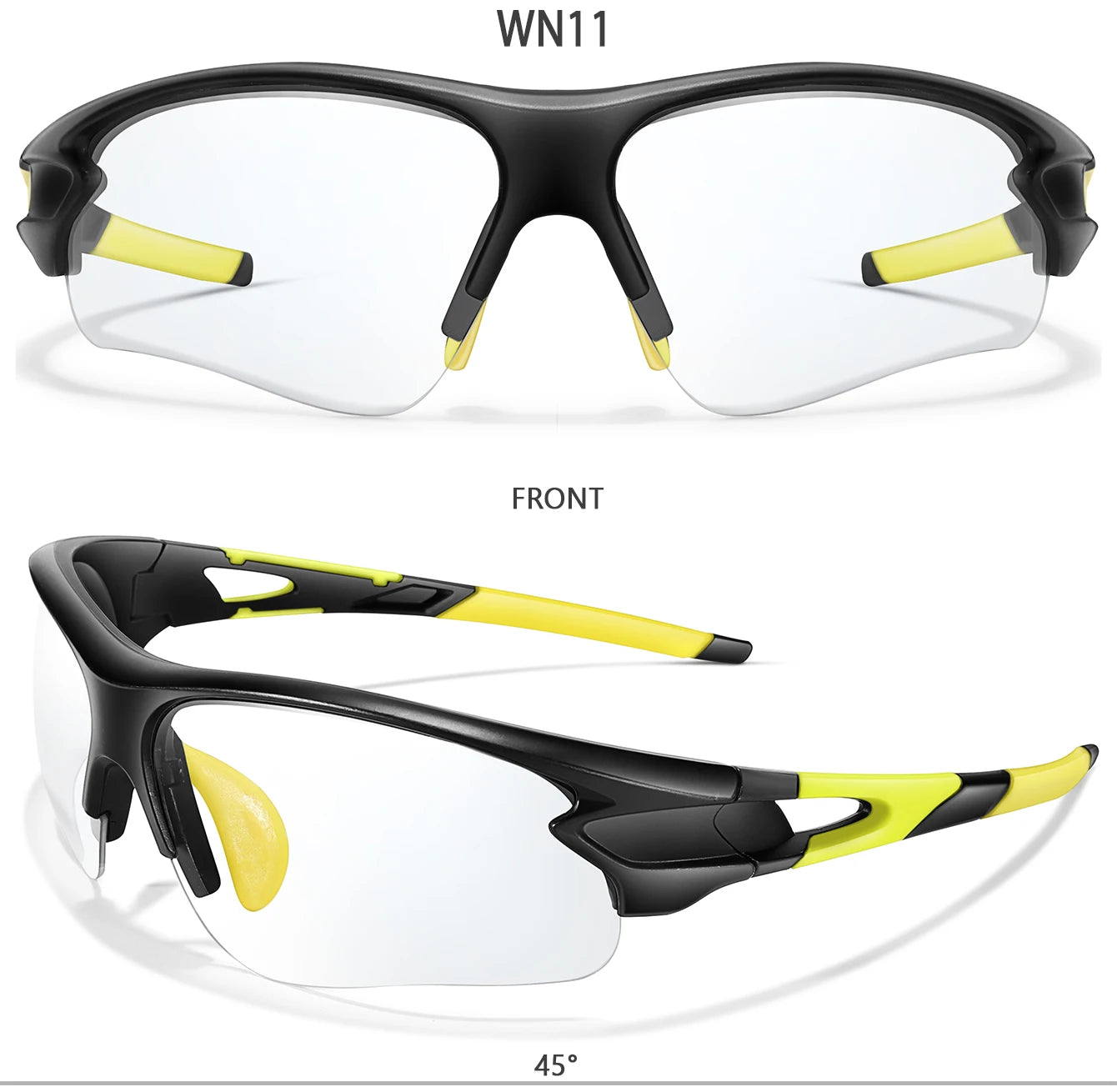 Lunettes de soleil photochromiques pour hommes et femmes, lunettes de sport de plein air, pêche, cyclisme, course à pied, conduite, marque de mode