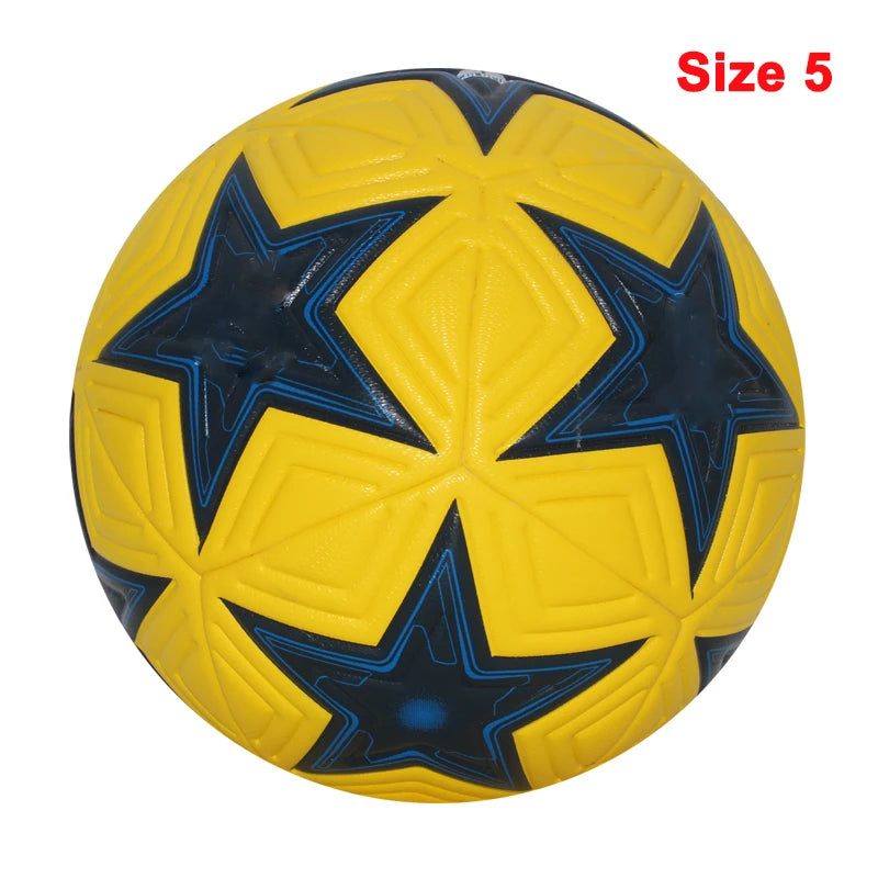 Ballon de Football PU Sans Couture Professionnel — Taille 4 ou 5, Match & Entraînement