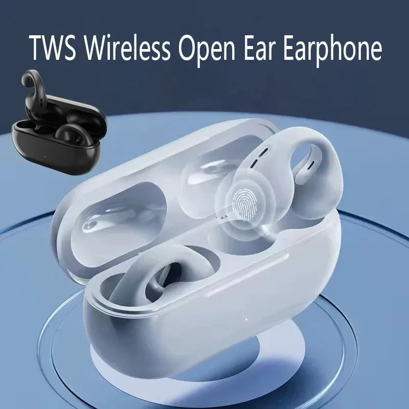 Nuevos auriculares Bluetooth 5.3 T75 de conducción ósea - auriculares deportivos impermeables con sonido estéreo HiFi