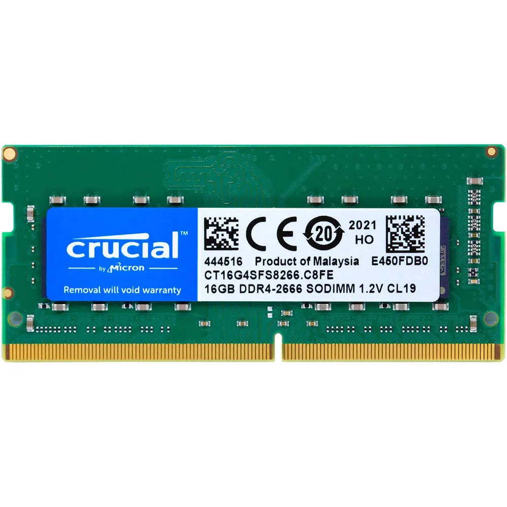 Crucial DDR4 RAM 16GB 32GB 4GB 8GB 3200MHz 2133 2400 2666MHz mémoire d'ordinateur portable SODIMM PC4-25600 21300 19200 17000 pour Intel et AMD