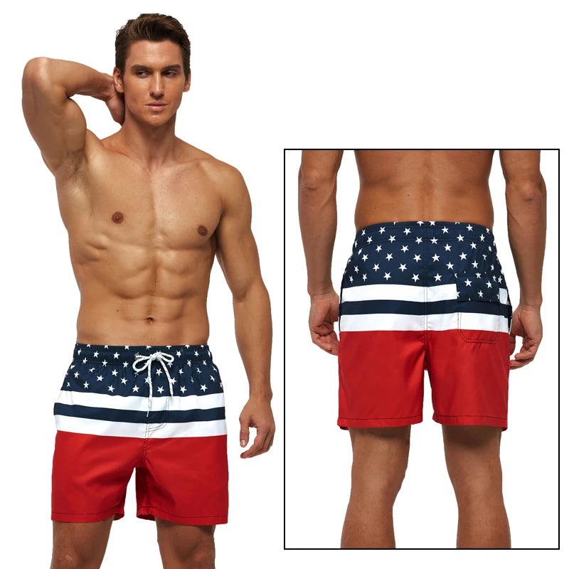 Datifer – short de plage à séchage rapide pour hommes, maillot de bain de marque, de Surf, d'athlétisme, de course et de gymnastique