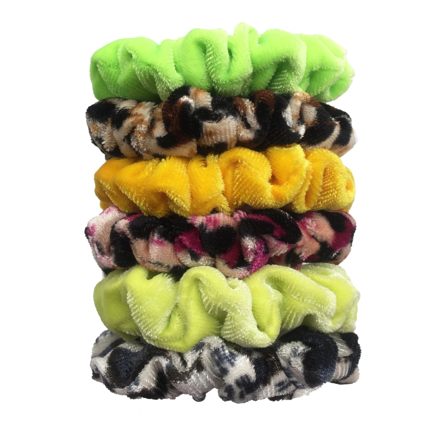 24/50/6 piezas de coleteros para mujer, accesorios de boutique de terciopelo, bonito estampado de leopardo, banda elástica de alta calidad, cinta para el pelo, lazo para cola de caballo