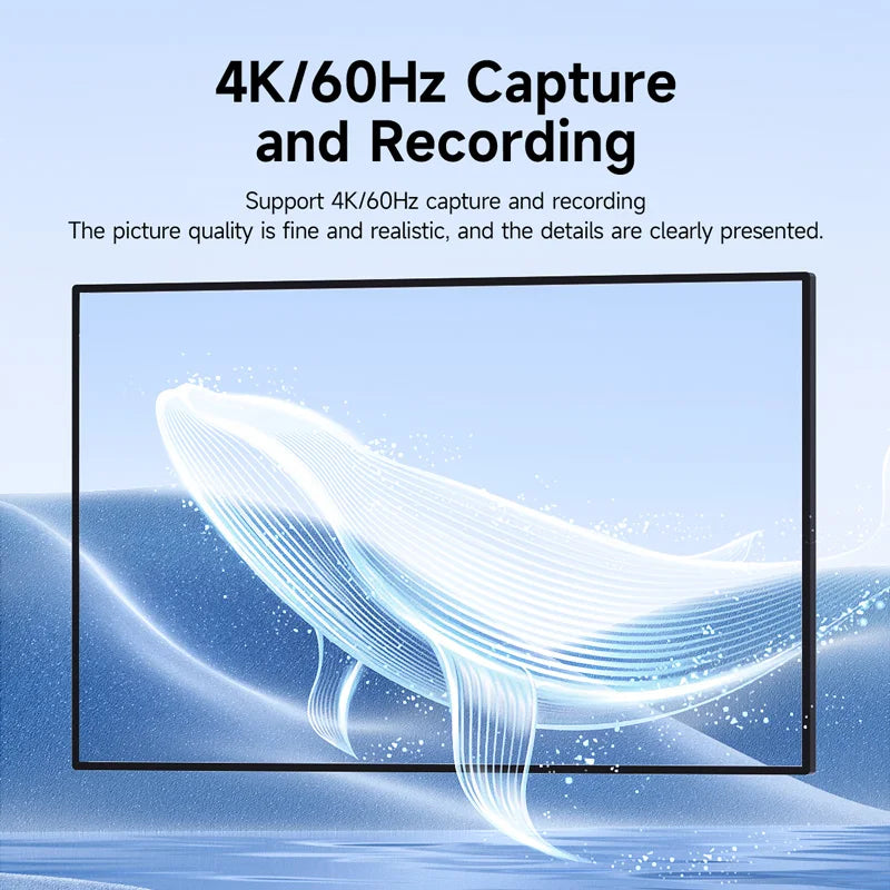 Carte de capture vidéo 4K Hagibis pour le streaming et le gaming, prise en charge VRR RGB HDR, transmission directe pour Switch2 Xbox PS5/4, diffusion en direct de la caméra