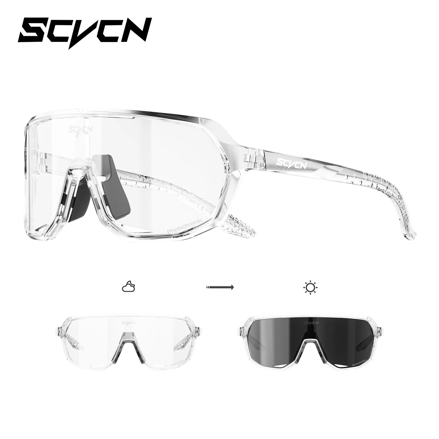 Lunettes de Soleil Sport UV400 — Vélo, Randonnée & Escalade Homme Femme