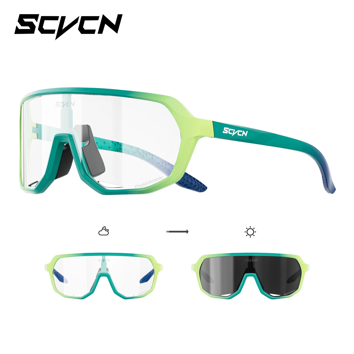 Lunettes de Soleil Sport UV400 — Vélo, Randonnée & Escalade Homme Femme